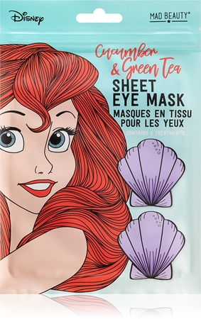 Mad Beauty Disney Princess Ariel Beruhigende Maske für die Augen