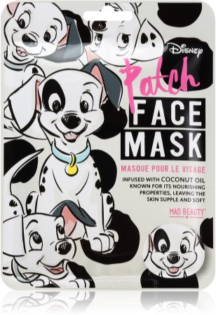 Mad Beauty Animals Patch hydratační plátýnková maska s kokosovým olejem