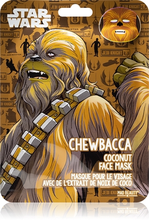 Mad Beauty Star Wars Chewbacca hydratační plátýnková maska s kokosovým olejem