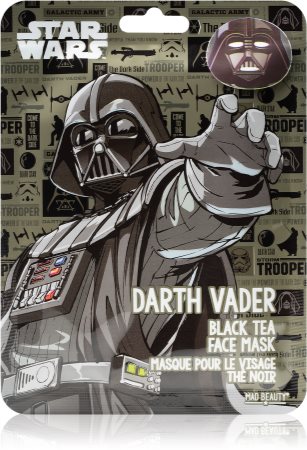 Mad Beauty Star Wars Darth Vader máscara em folha com extrato de chá-de-índia