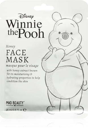 Mad Beauty Winnie The Pooh nourishing face sheet mask with moisturising effect