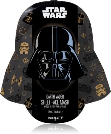 Mad Beauty Star Wars Darth Vader Masque en tissu antioxydant à l'extrait de théier
