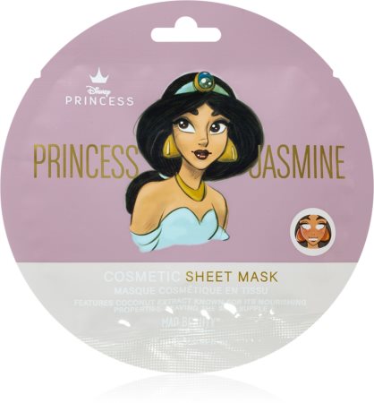 Mad Beauty Disney Princess Jasmine Máscara em folha com efeito nutritivo