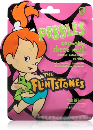 Mad Beauty The Flinstones Pebbles Moisturising face sheet mask
