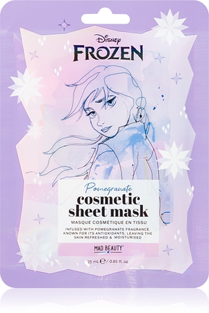 Mad Beauty Frozen Anna Zellschichtmaske mit aufhellender und feuchtigkeitsspendender Wirkung