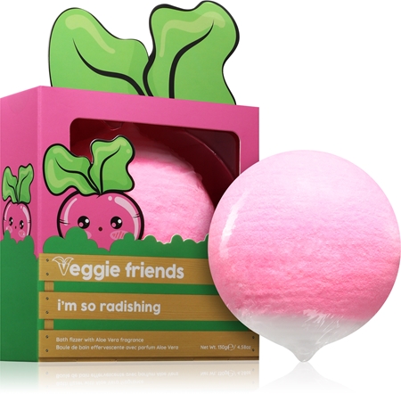 Mad Beauty Veggie Friends Radish Effervescent Bath Bomb