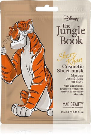 Mad Beauty The Jungle Book Sheet Mask - Shere Khan plátýnková maska