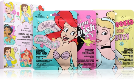 Mad Beauty Disney Princess Express Yourself sheet mask set with moisturising effect