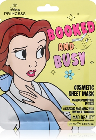 Mad Beauty Disney Princess Belle Moisturising face sheet mask