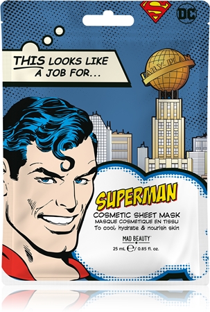 Mad Beauty DC Superman Sheet Mask with hyaluronic acid