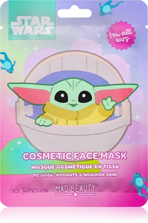 Mad Beauty Grogu Galaxy Feuchtigkeitsspendende Tuchmaske mit einer erfrischenden Wirkung