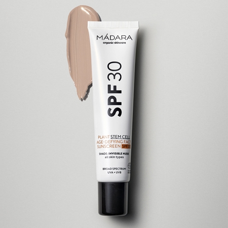 MÁDARA SPF30 Age-Defying Protection Tinted Face Fluid