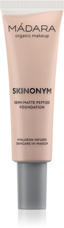MÁDARA Skinonym Semi-Matte Peptide fond de teint longue tenue avec des peptides