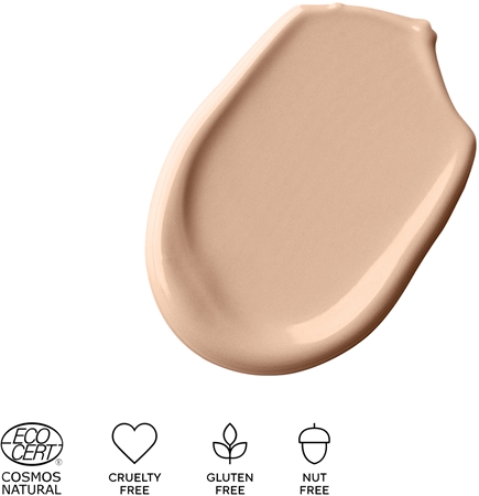 MÁDARA Skinonym Semi-Matte Peptide fond de teint longue tenue avec des peptides