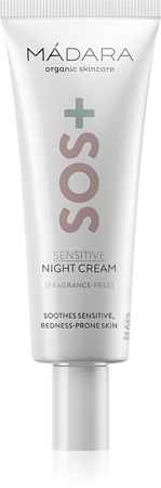 MÁDARA SOS+ Sensitive crème de nuit peaux sensibles