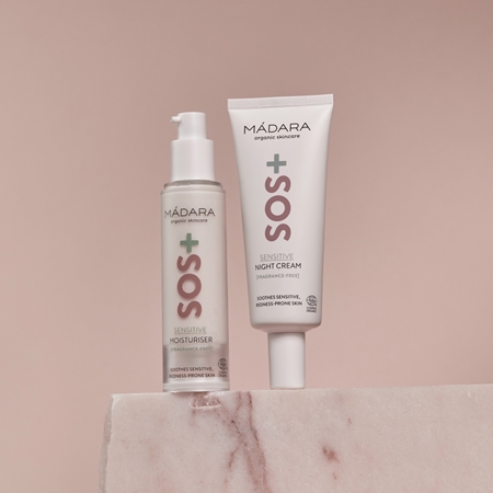 MÁDARA SOS+ Sensitive crème de nuit peaux sensibles