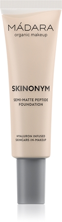 MÁDARA Skinonym Semi-Matte Peptide Ilgnoturīgs tonālais krēms ar peptīdiem