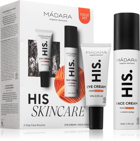 MÁDARA HIS ensemble visage et contour des yeux pour homme