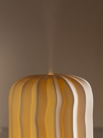 MADE BY ZEN Lina diffuseur d’huiles essentielles ultrasonique et humidificateur d’air en céramique