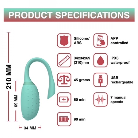 Magic Motion Magic Fugu Smart Wearable vibrating egg
