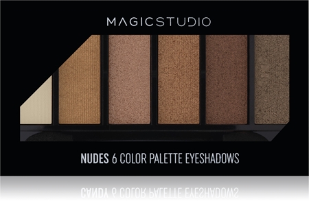 Magic studio 6 Color Palette Eyeshadows paletka očných tieňov