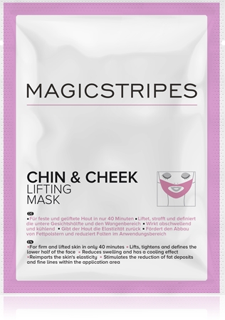 MAGICSTRIPES Chin & Cheek maschera rassodante idrogel per mento e viso