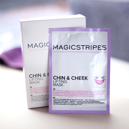 MAGICSTRIPES Chin & Cheek maschera rassodante idrogel per mento e viso