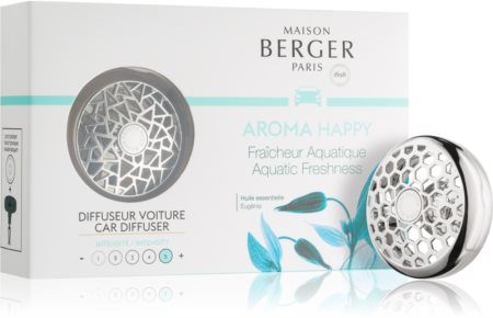Maison Berger Paris Car Aroma Happy Autoduft Clip (Aquatic Freshness)