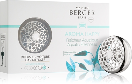 Maison Berger Paris Car Aroma Happy vůně do auta clip (Aquatic Freshness)