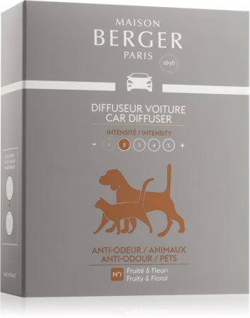Maison Berger Paris Car Anti Odour Animal miris za auto zamjensko punjenje (Fruity & Floral)