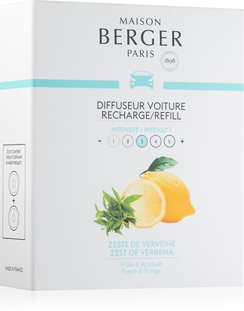 Maison Berger Paris Zest of Verbena illat autóba utántöltő
