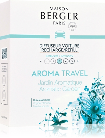 Maison Berger Paris Aroma Travel car air freshener refill (Aromatic Garden)