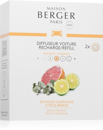 Maison Berger Paris Citrus Breeze miris za auto zamjensko punjenje