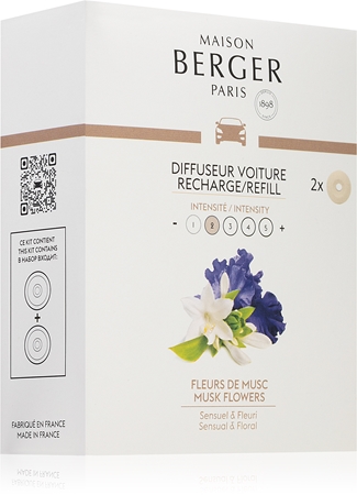 Maison Berger Paris Musk Flowers miris za auto zamjensko punjenje