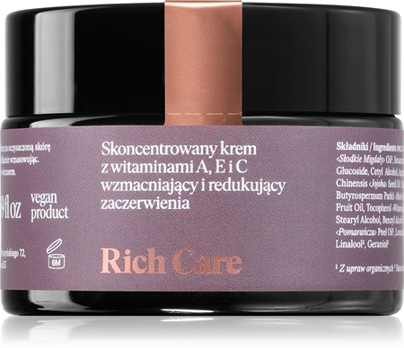 Make Me BIO Rich Care posilující krém pro suchou pleť se sklonem k začervenání
