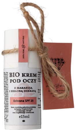 Make Me BIO Face Beauty I. Face Care κρέμα για περιοχή γύρω από τα μάτια με εκχύλισμα απο λουλούδι του πάθους και πράσινο τσάι SPF 25