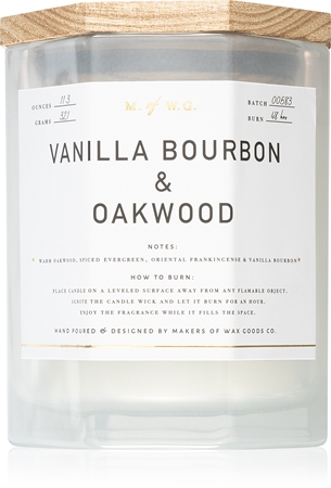Makers of Wax Goods Vanilla Bourbon & Oakwood vonná svíčka