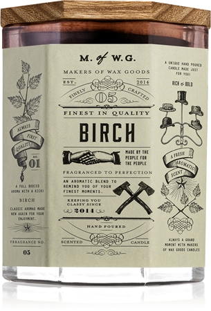 Makers of Wax Goods Birch świeczka zapachowa z drewnianym knotem