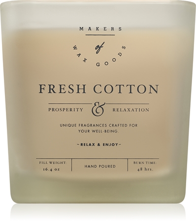Makers of Wax Goods Fresh Cotton Duftkerze