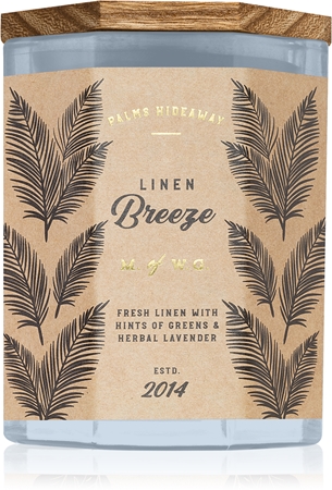 Makers of Wax Goods Palms Hideaway Linen Breeze vonná svíčka