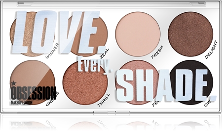 Makeup Obsession Love Every Shade paletka očních stínů