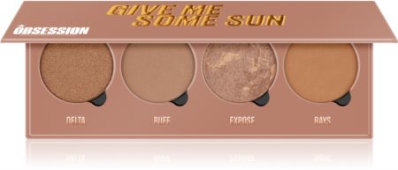 Makeup Obsession Give Me Some Sun paleta bronzerů