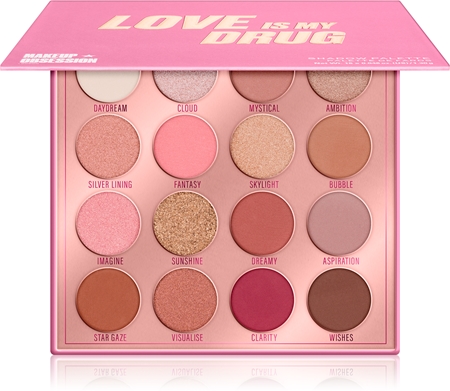 Makeup Obsession Love Is My Drug палитра сенки за очи