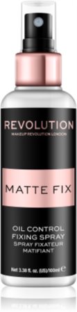 Makeup Revolution Pro Fix mattító fixáló spray a make-upra