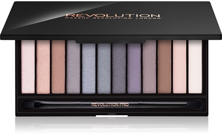 Makeup Revolution Iconic Smokey Eyeshadow Palette with Mirror and Applicator