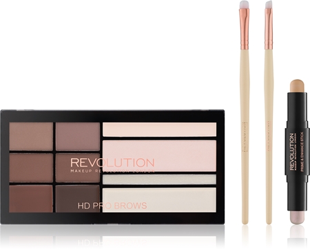 Makeup Revolution Pro HD Brows Sæt  I. til kvinder