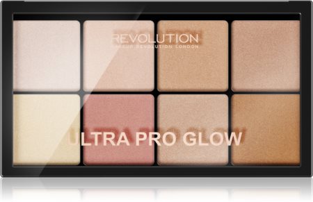 Makeup Revolution Ultra Pro Glow paleta rozjasňovačů