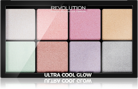 Makeup Revolution Ultra Cool Glow paleta rozjasňovačů