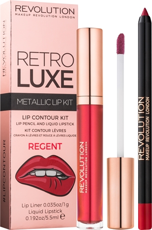 Makeup Revolution Retro Luxe set îngrijire buze