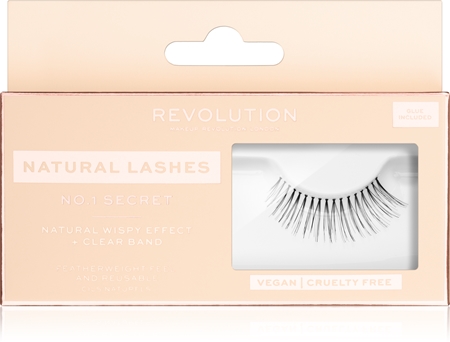 Makeup Revolution False Lashes Natural Klebewimpern